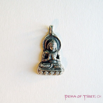 Pendant - Silver S, Buddha
