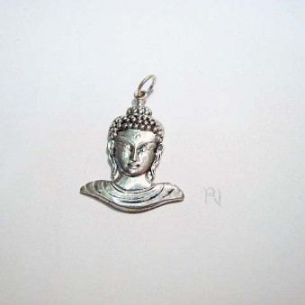 Anhänger Buddha aus Silber, 25 mm