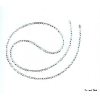 Necklace strand 80 cm rock crystal