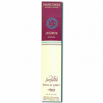 Faircense Faircense Incense Jasmine 100% natural ingredients and pure essences, rolled by hand with Masala method, Auroville India