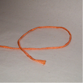 Silk ribbon orange