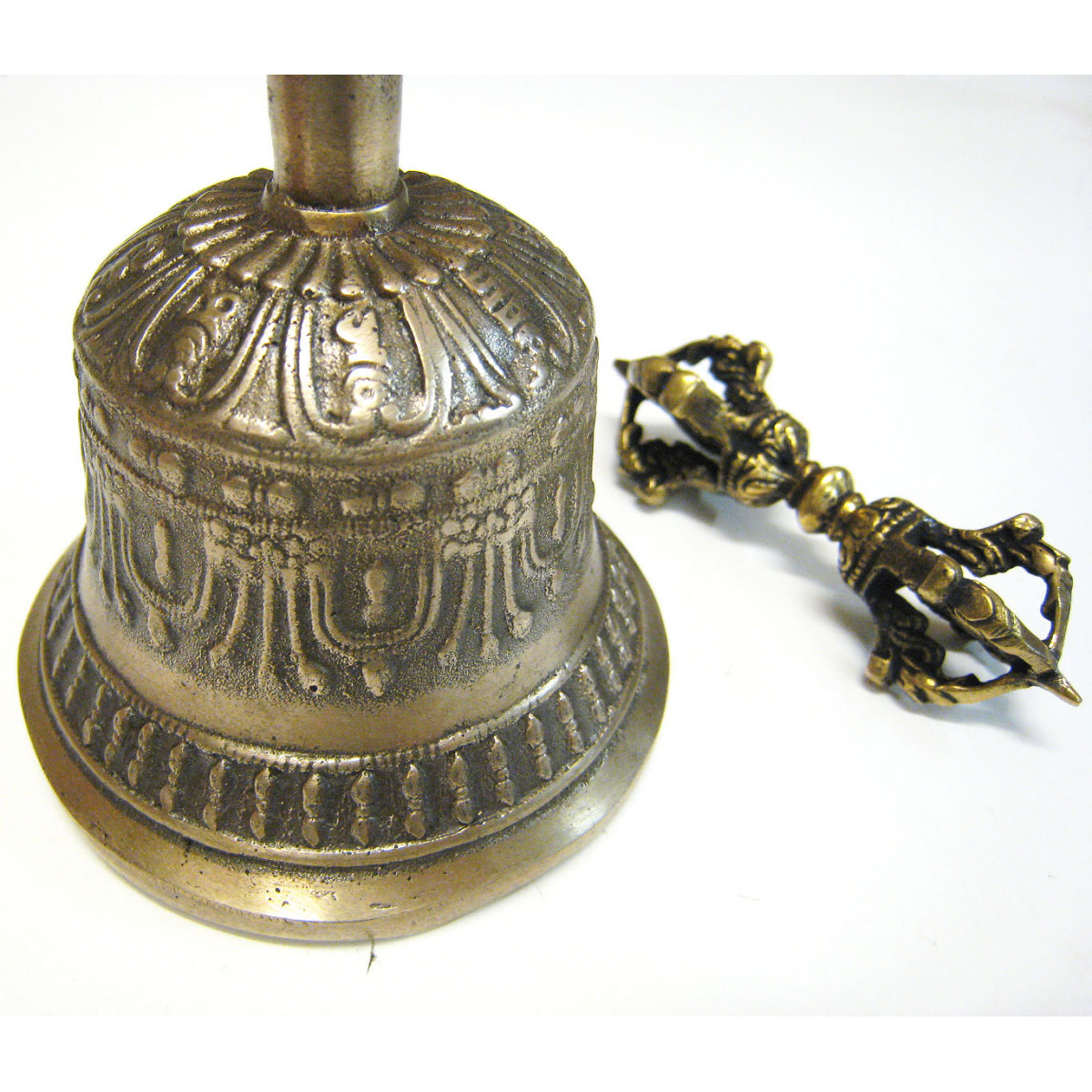 Sound, bell bell with Vajra 16 cm